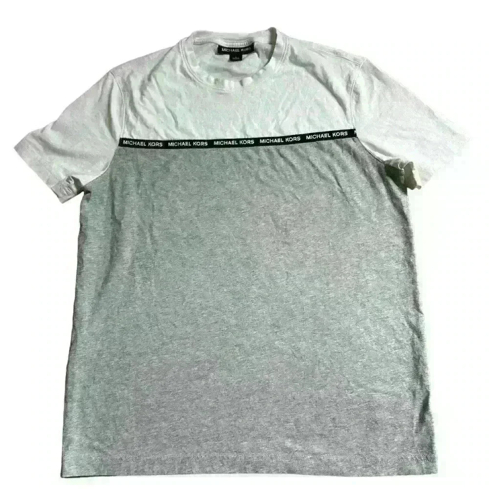 Michael Kors Shortsleeve Shirt Top Men's S Multicolor Logo Casual.